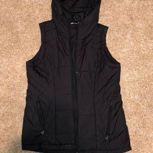 Black Northface Vest w/ Hood